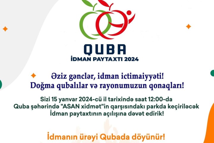 “İdman Paytaxtı”nın açılışı olacaq