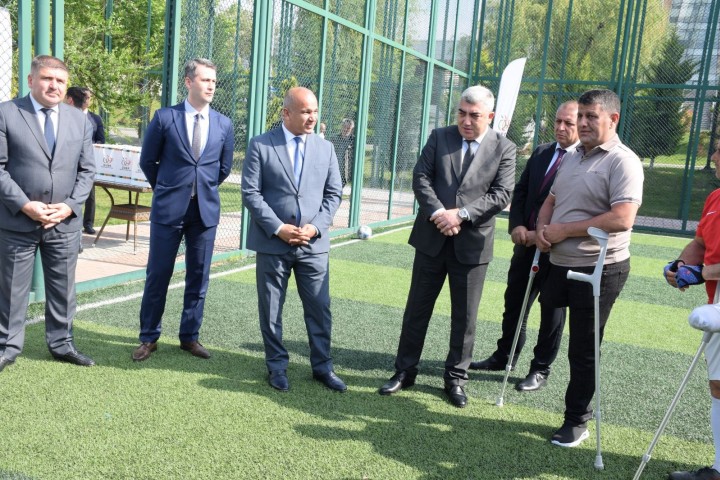 Azərbaycan və Türkiyə milli amputant futbol komandalarının üzvləri ilə görüş keçirilib