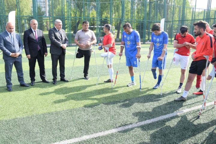 Azərbaycan və Türkiyə milli amputant futbol komandalarının üzvləri ilə görüş keçirilib
