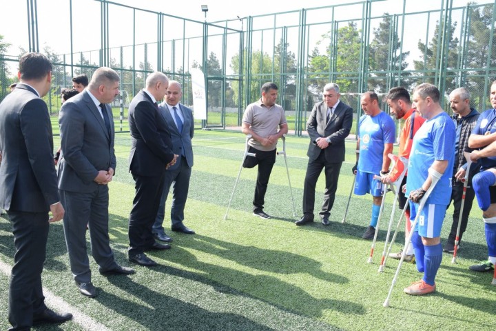 Azərbaycan və Türkiyə milli amputant futbol komandalarının üzvləri ilə görüş keçirilib