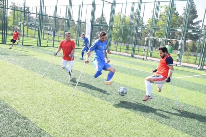Azərbaycan və Türkiyə milli amputant futbol komandalarının üzvləri ilə görüş keçirilib