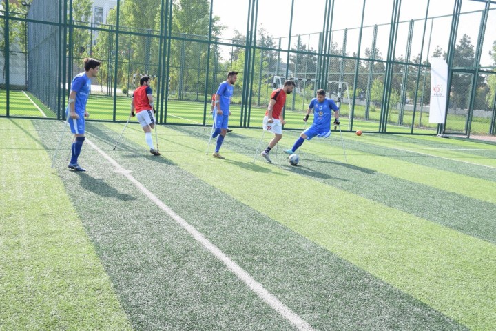 Azərbaycan və Türkiyə milli amputant futbol komandalarının üzvləri ilə görüş keçirilib