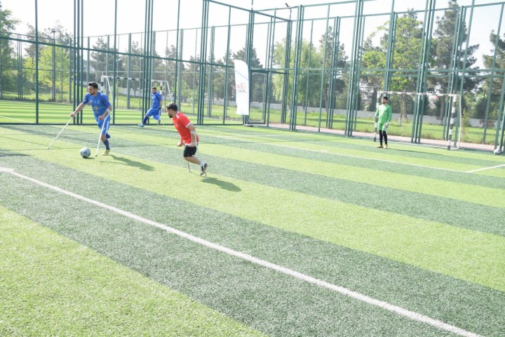 Azərbaycan və Türkiyə milli amputant futbol komandalarının üzvləri ilə görüş keçirilib