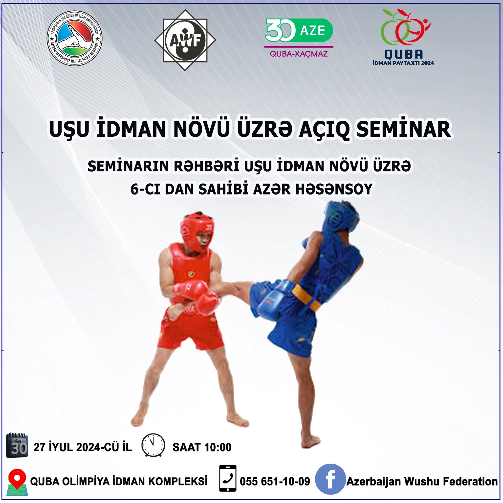 Uşu idman növü üzrə açıq seminar keçiriləcək