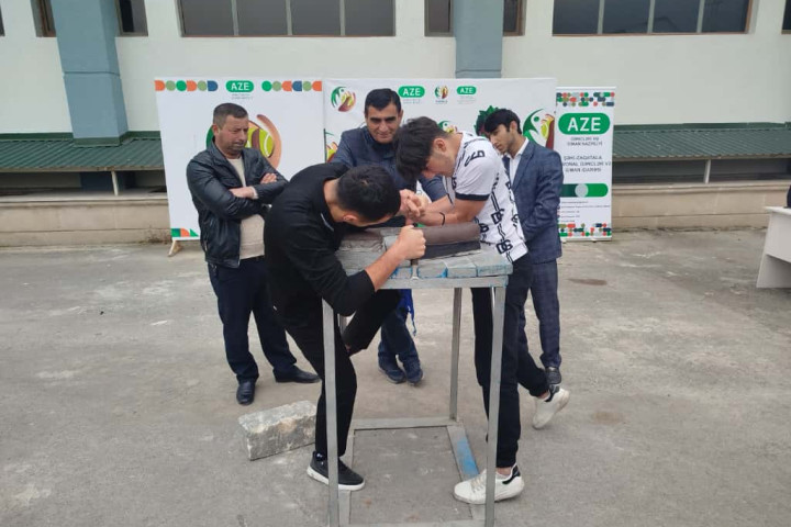 Yeniyetmə və gənclər arasında qol güləşi üzrə rayon turniri keçirilib