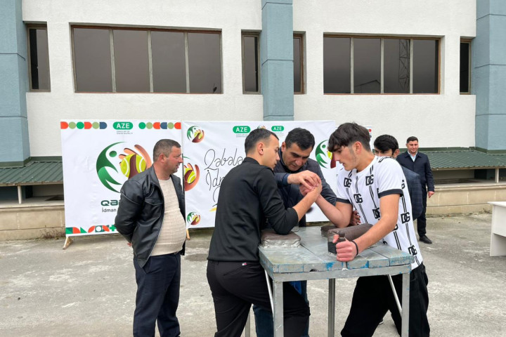 Yeniyetmə və gənclər arasında qol güləşi üzrə rayon turniri keçirilib