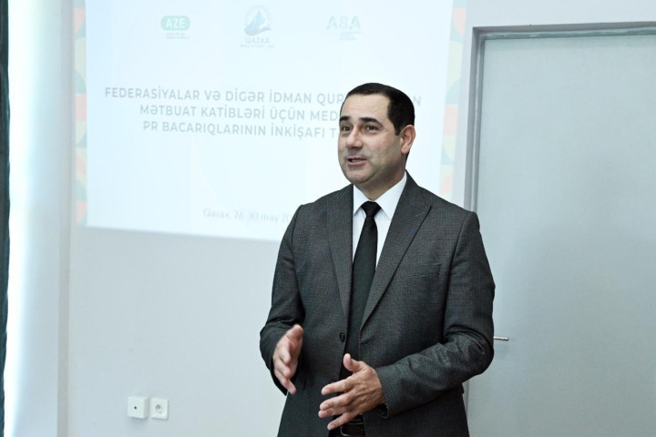 Mətbuat katibləri və media üzrə məsul şəxsləri üçün media və PR bacarıqlarının inkişafı üzrə təlim keçirilib