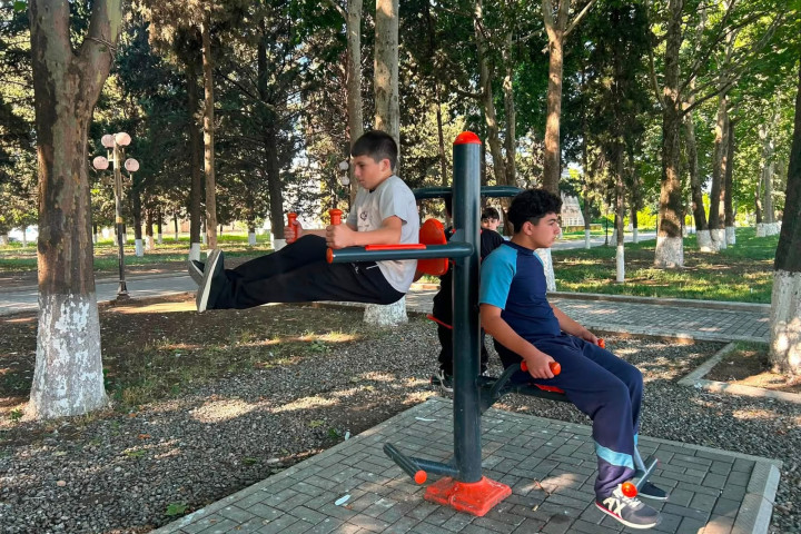 "İdman Paytaxtı" Qazaxda səhər gimnastikası keçirilib