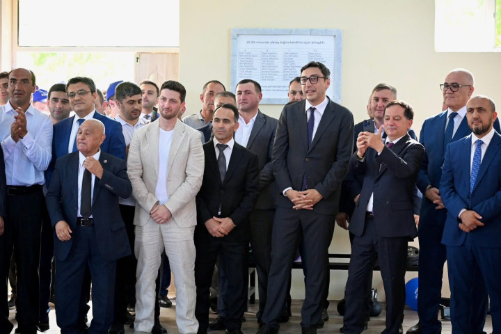 Qazax rayonunun Daş Salahlı kəndində sərbəst güləş zalının açılış mərasimi keçirilib