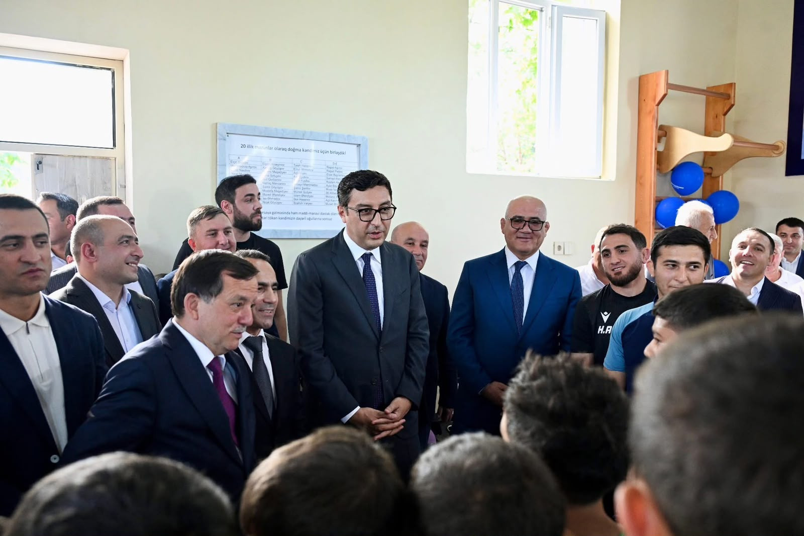 Qazax rayonunun Daş Salahlı kəndində sərbəst güləş zalının açılış mərasimi keçirilib